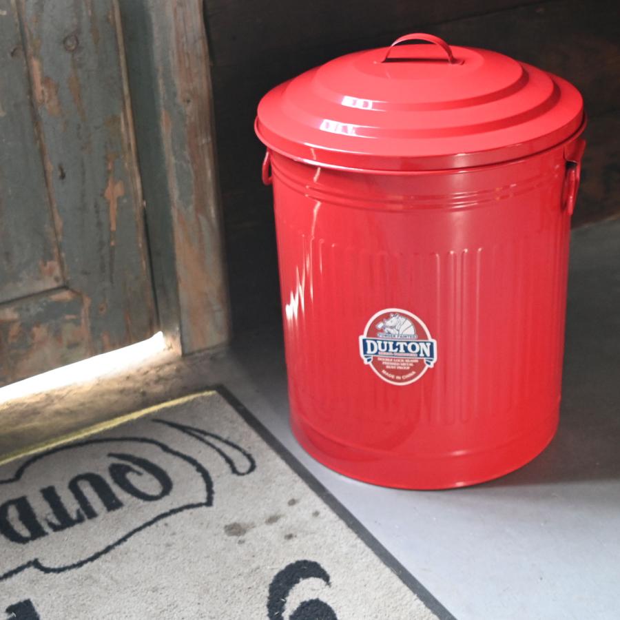 DULTON（ダルトン） ガベージカン L ダストボックス ゴミ箱 24L レッド