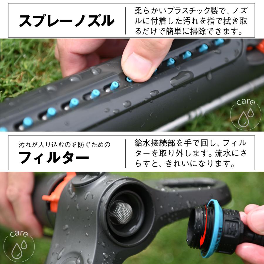 GARDENA ガルデナ スプリンクラー 新アクアズームL 最大散水範囲28