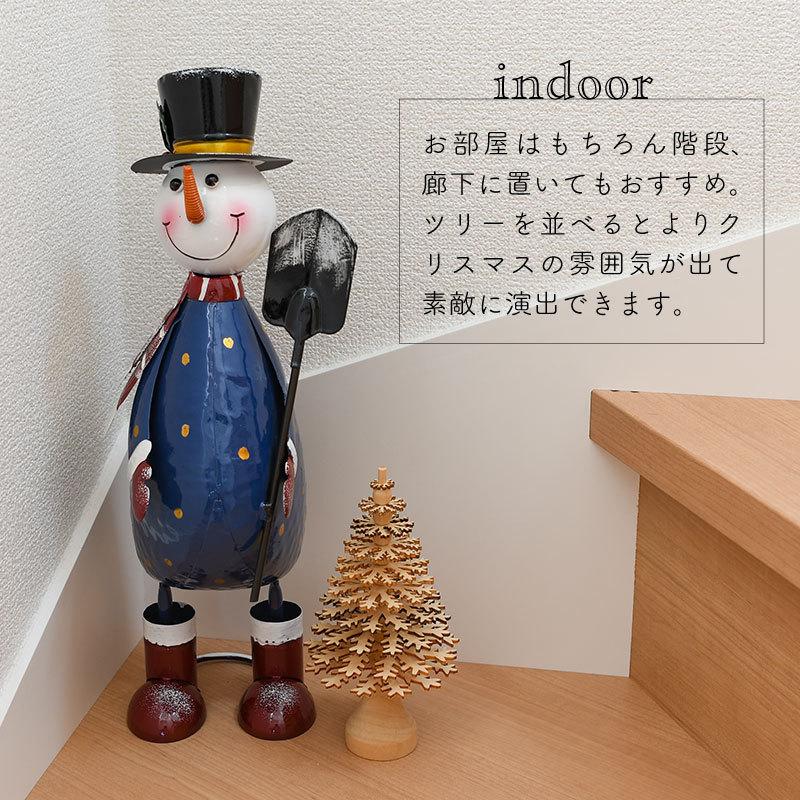 イギリス　水玉スノーマン　ブリキ製 英国 Smart Garden クリスマスオブジェ 水玉スノーマン ブリキ製 屋外