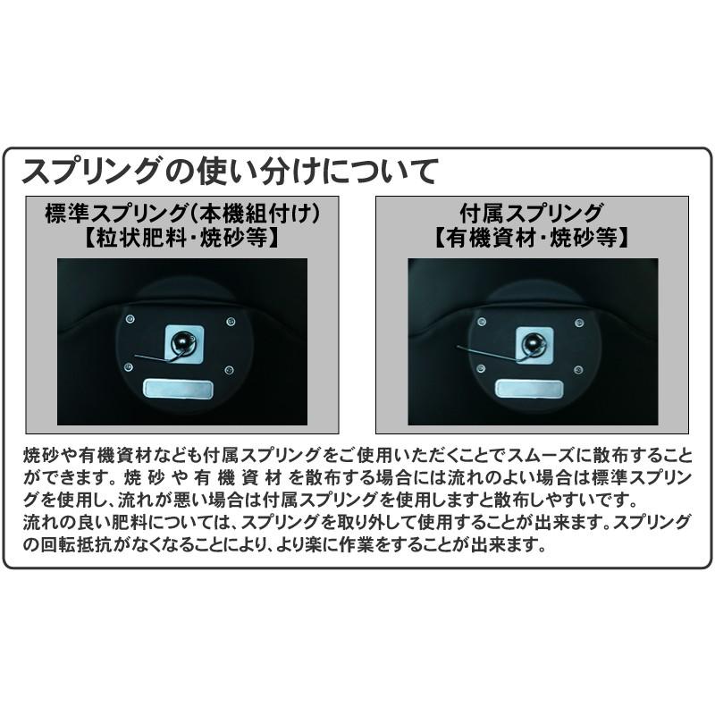 芝生 スプレッダー バロネス 焼砂・肥料手押し式散布機 MS25Aの画像