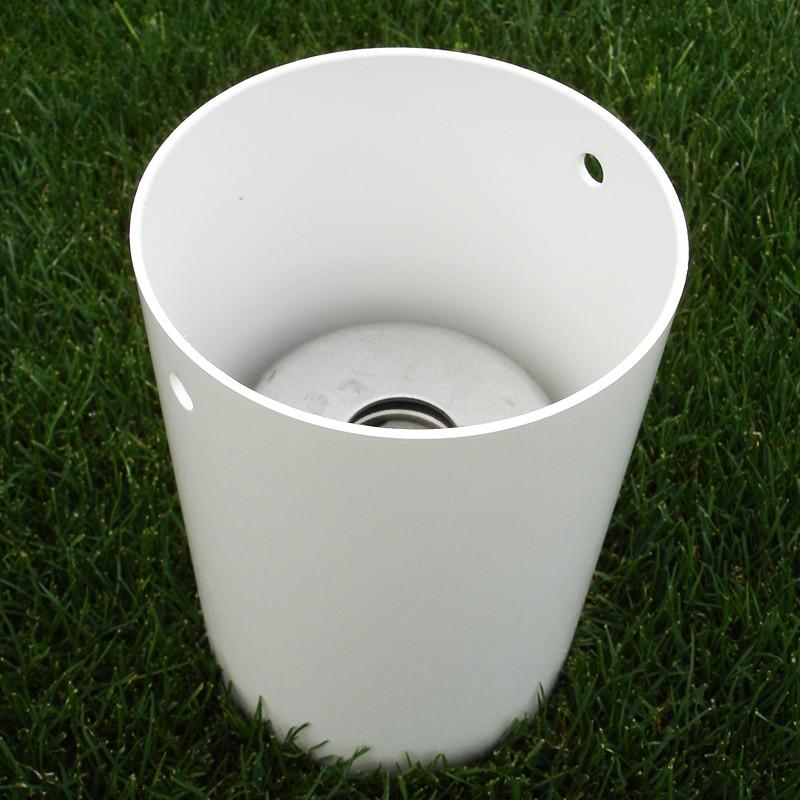 ゴルフ パッティング グリーンセット ホールカップ発音板付＆ポール 白赤ストライプ ＆ピンフラッグ |  | 02