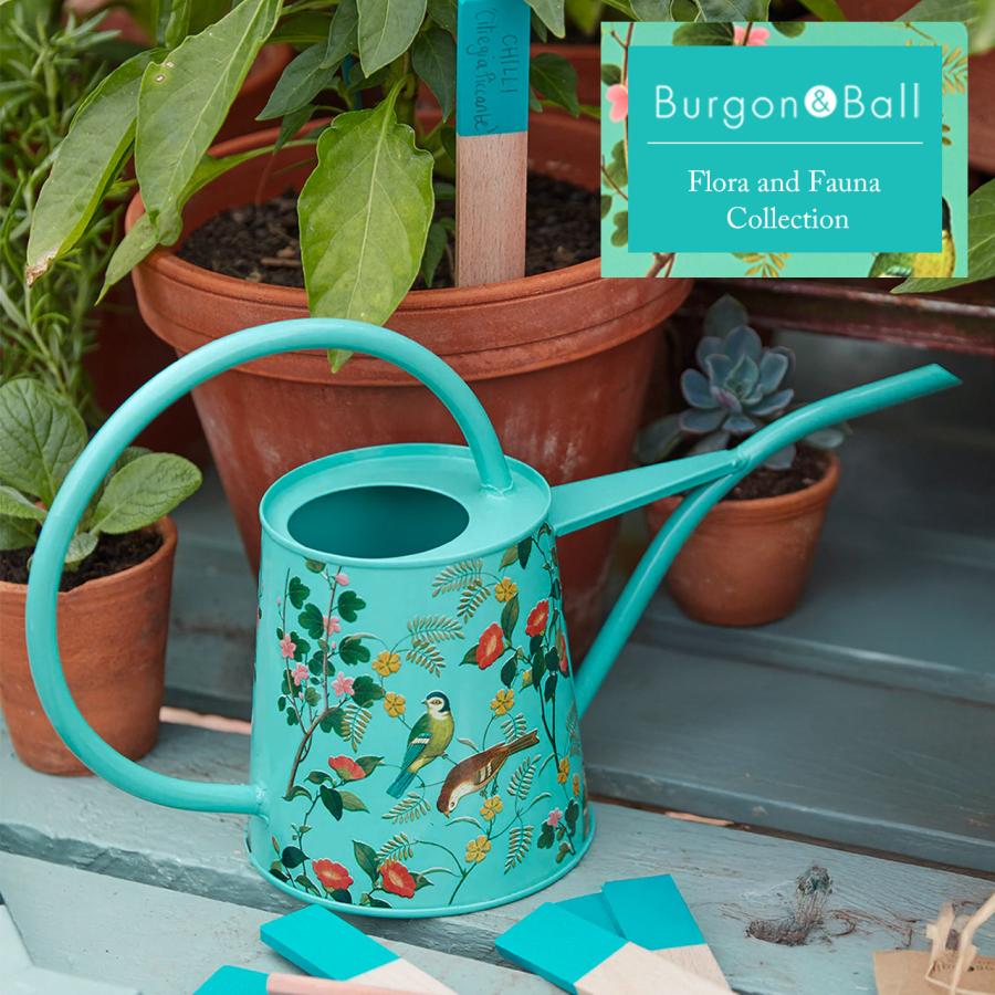 Burgon&Ball インドア ウォータリングカン 1L Flora&Fauna 英国