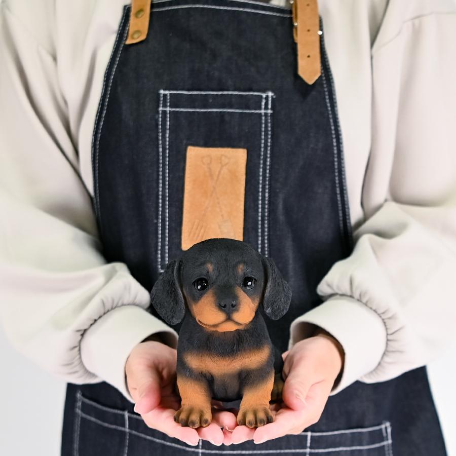 ガーデンオーナメント 子犬 ダックス コーギー 置物 オブジェ 屋外