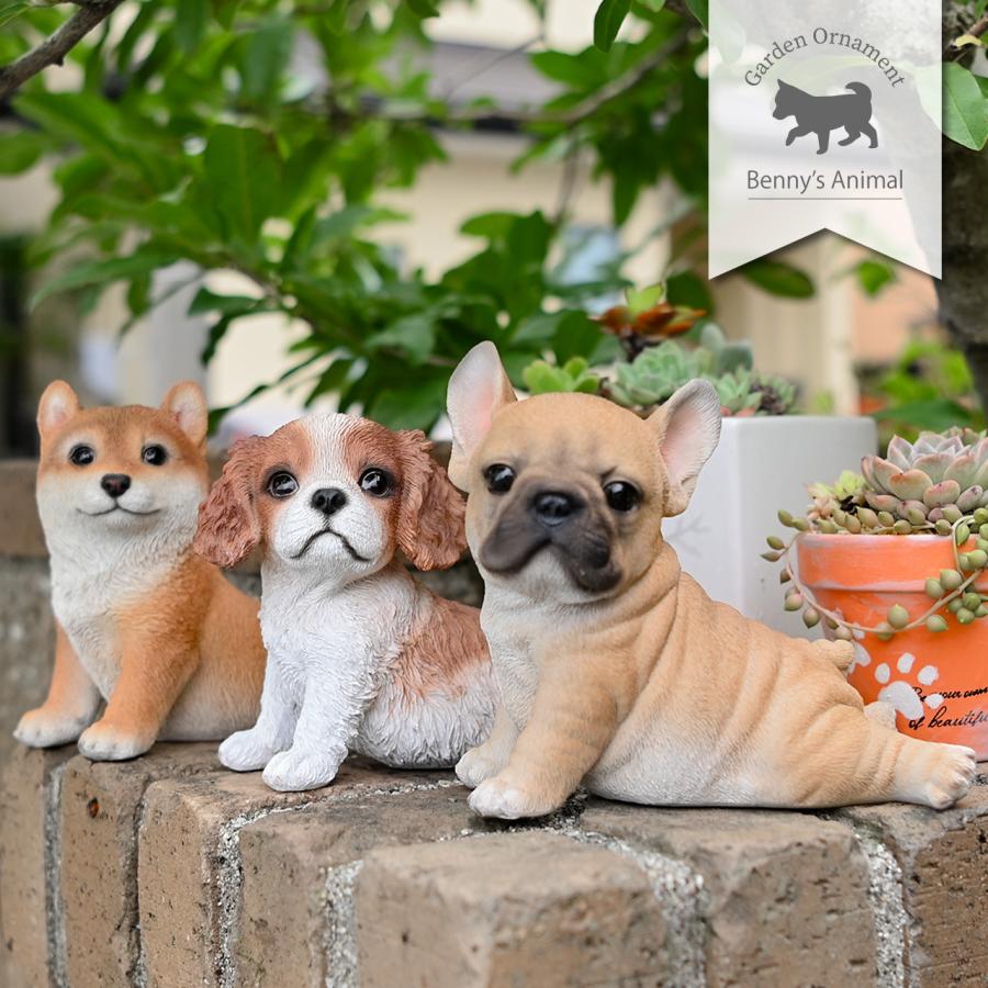 シバ犬 柴犬 可愛い ガーデン オブジェ 置物