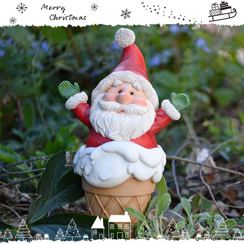 クリスマス オブジェ サンタクロース アイスクリーム ベニーズ