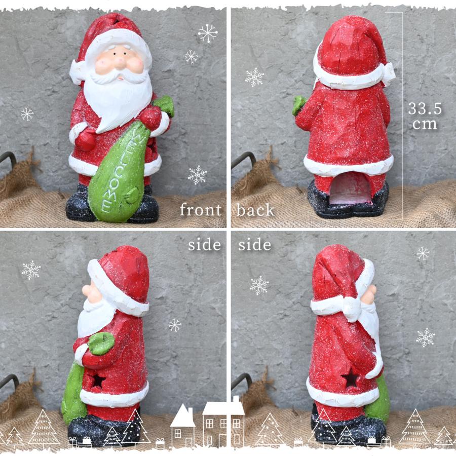 クリスマス オブジェ サンタクロース 高さ33.5cm 飾り 人形 置物 雑貨
