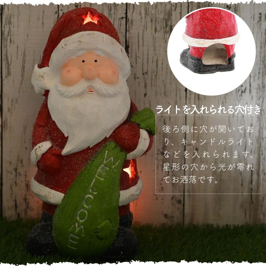 クリスマス オブジェ サンタクロース 高さ33.5cm 飾り 人形 置物 雑貨