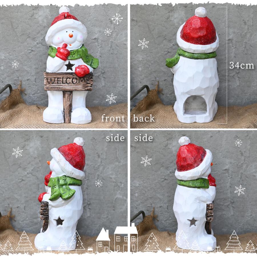 冬の飾り　雪だるま(スノーマン)置物 楽天市場】雪だるま スノーマン オブジェ 置物 クリスマス 飾り