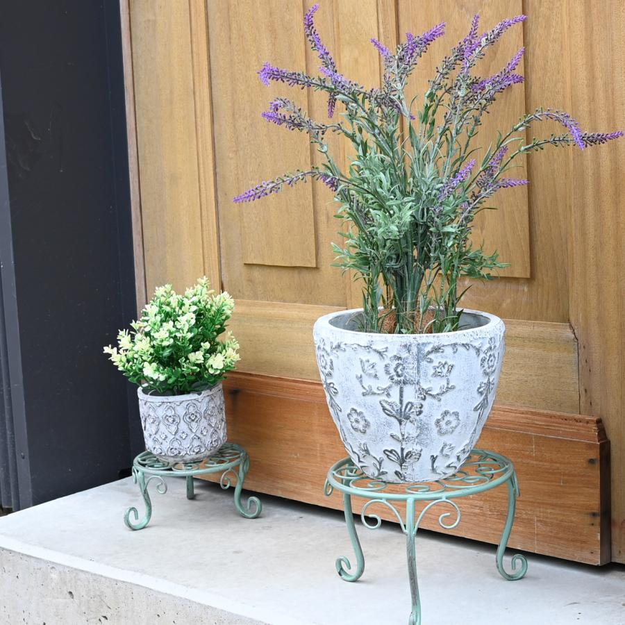 植木鉢 ウィッチフォード フラワーポット　テラコッタ　フラワーベース　植木鉢 Tiffany ラウンド 約6.5号鉢 直径20cm フラワーポット 花瓶・フラワースタンド