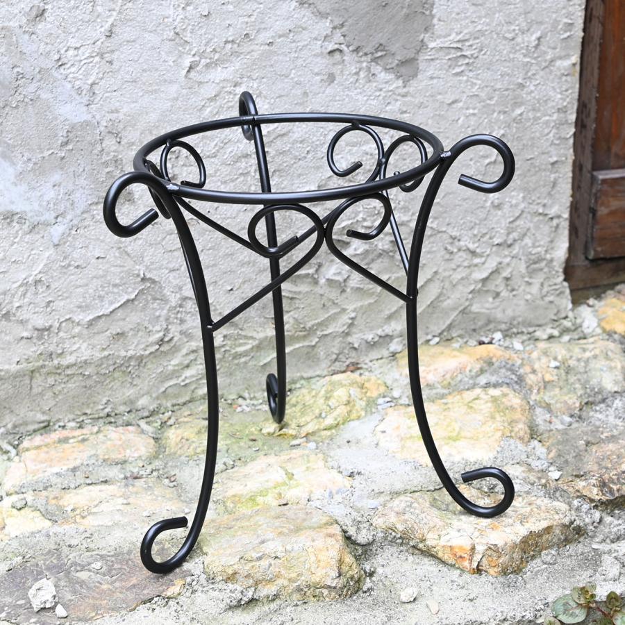 ワイヤースタンド フラワースタンド アイアン製 Sサイズ ブラック 2個