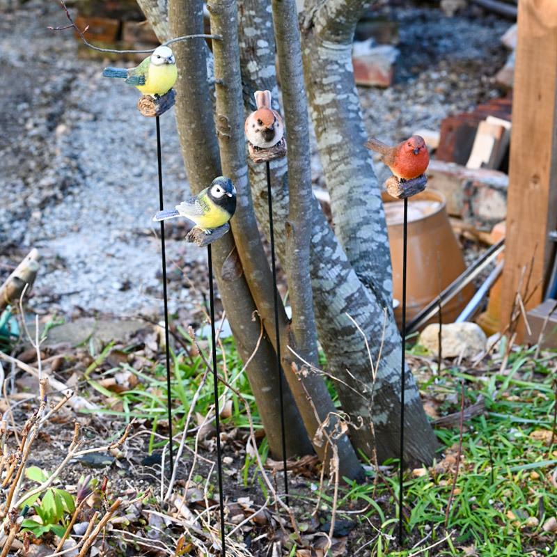esschert design バードピック 選べる4種類 ガーデンオーナメント