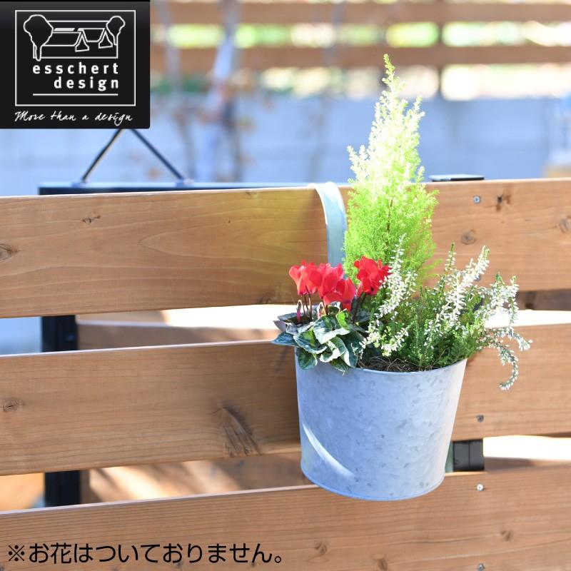 esschert design バルコニーフラワーポットカバー 小サイズ ホワイト