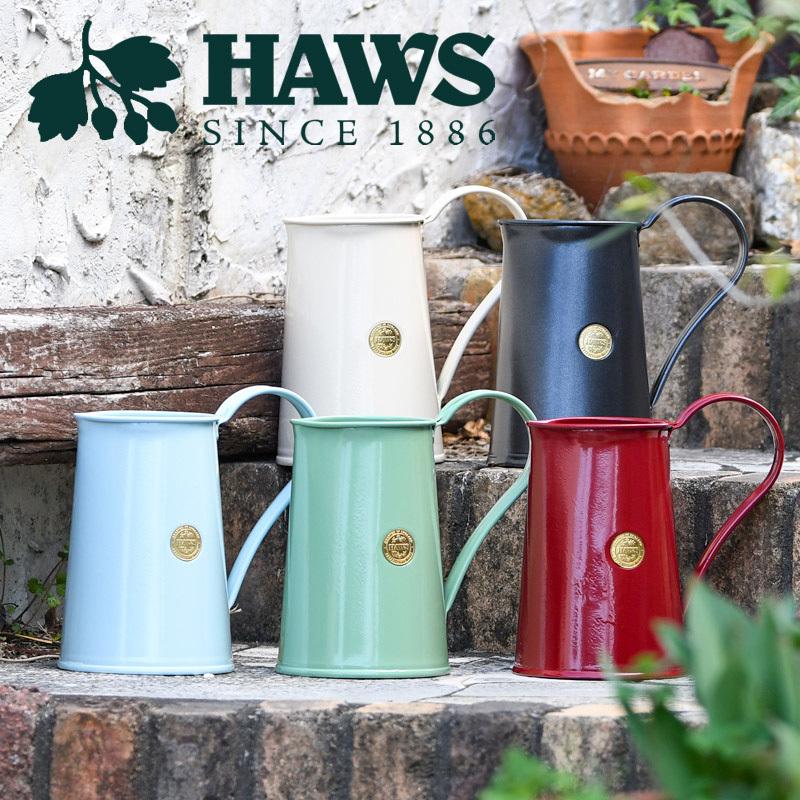 ガーデニング ギフトセット ショートエプロン 日本製 ＆ 英国 HAWS オールラウンドジャグ 1.8L 選べる3×5カラー ギフトの画像