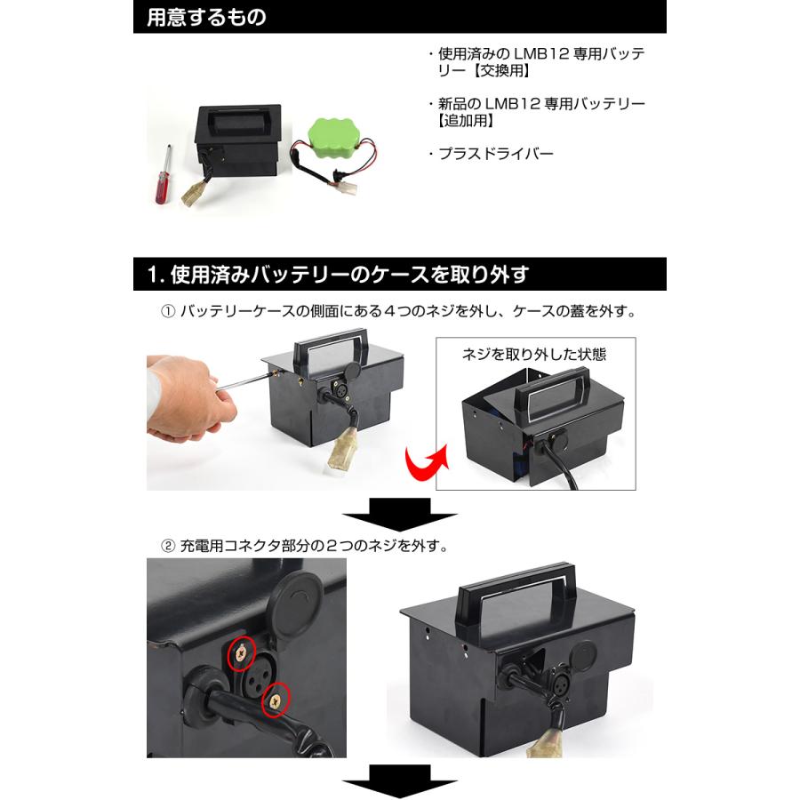 バロネス コードレス自走式芝刈り機LMB12専用バッテリー 交換用 共栄社 