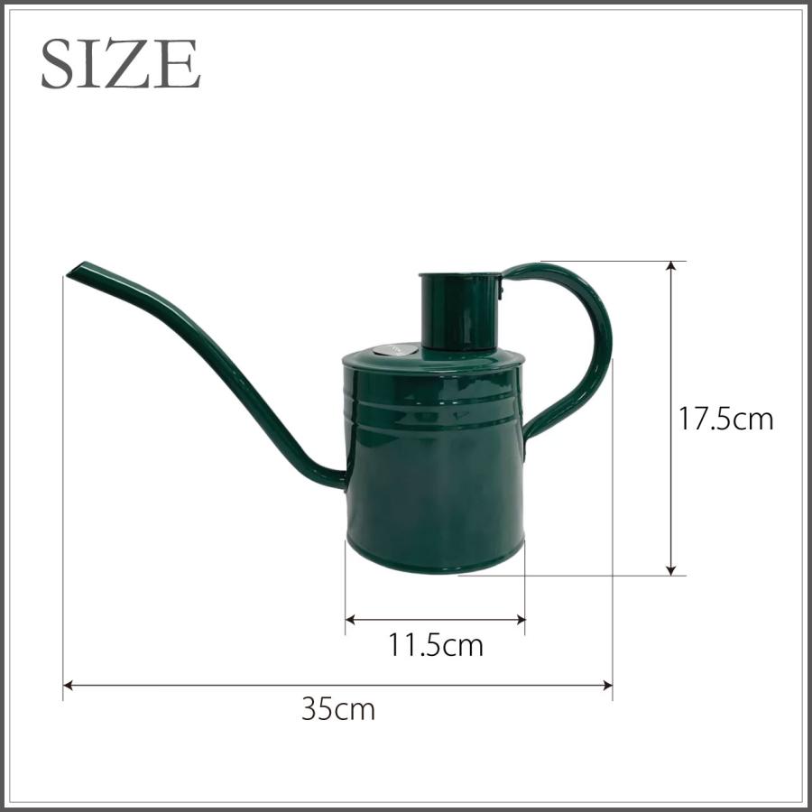 英国 Kent & Stowe メタル インドアカン 1L 選べる6色 じょうろ