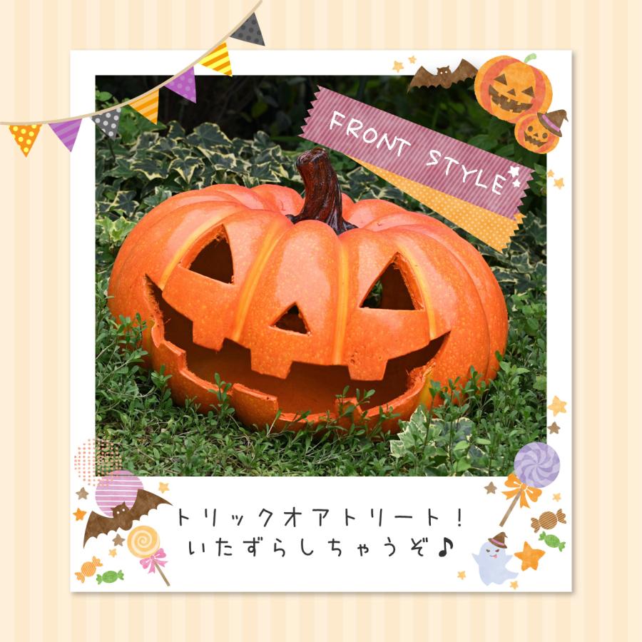 ハロウィン　ジャックオランタン　パンプキン　ガーデン用　カボチャ　オブジェ ハロウィン メガパンプキン ジャックオランタン かぼちゃ オーナメント