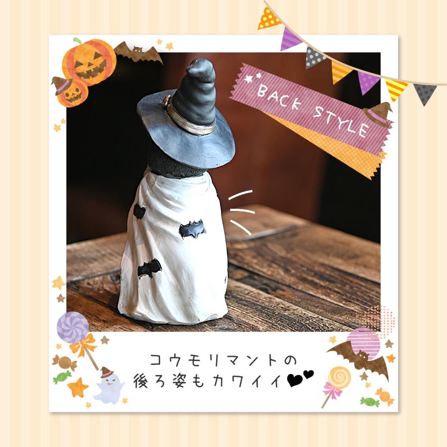 ハロウィン 黒猫＆パンプキンS セット 魔女帽子 コウモリマント