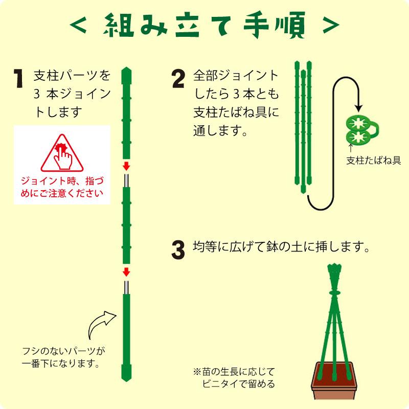プロトリーフ トマトの土＆ニチカン トマトの支柱 180cm 栽培セット
