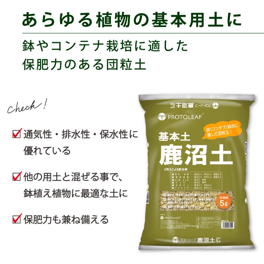プロトリーフ 鹿沼土 5L 2袋セット 基本用土 まとめ買い : 芝生のこと