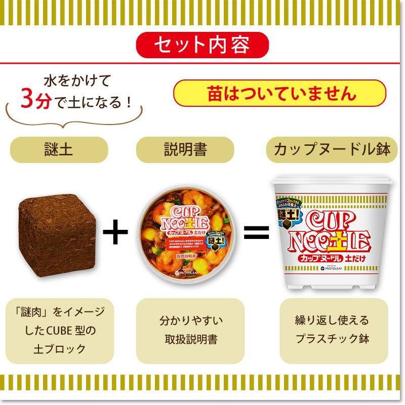 プロトリーフ 日清 カップヌードル 土だけ 5L 元肥入り 謎土 野菜