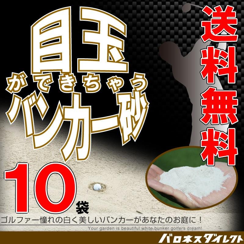 目玉ができちゃうバンカー砂 30kg入り×10袋セット