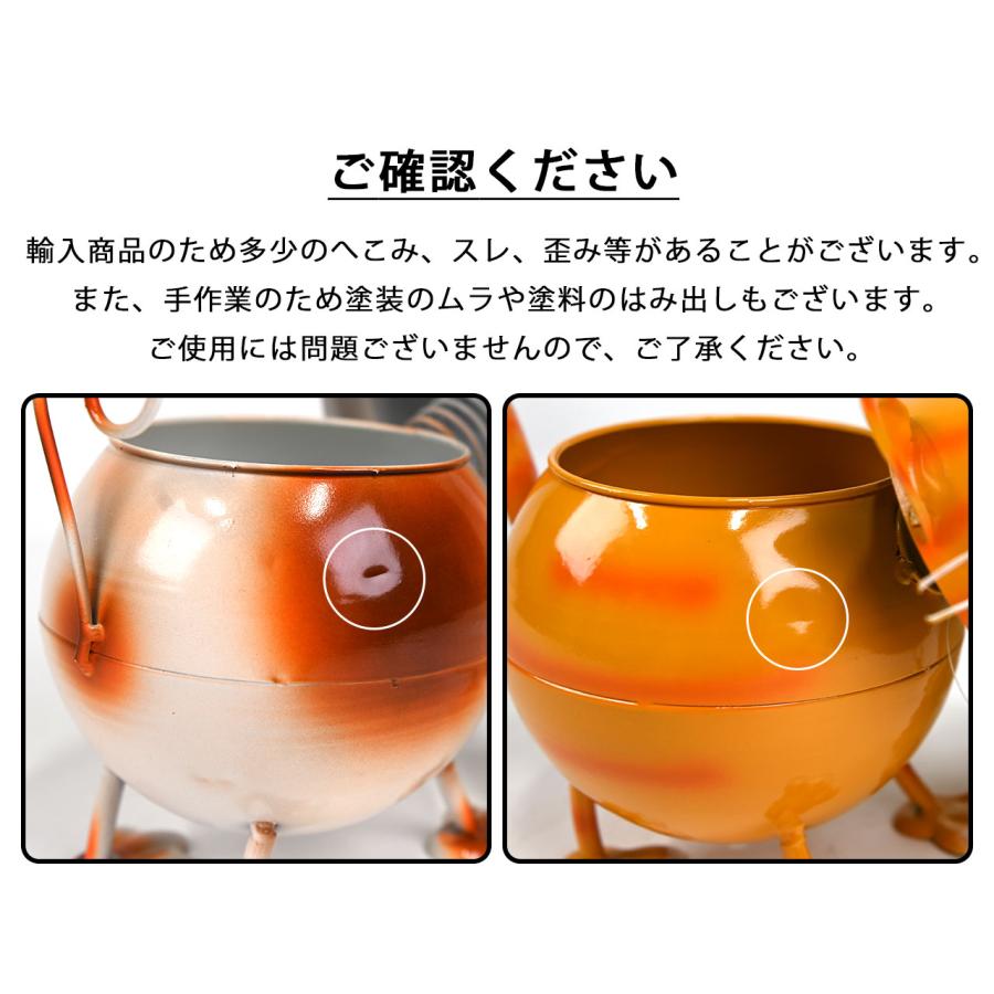 アニマルプランター ドッグ キャット 植木鉢 鉢底穴あり 金属製