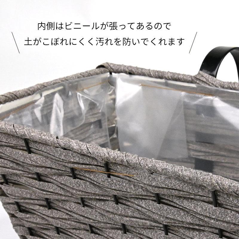 Smart Garden ラタン調バスケット プランターカバー 壁掛け