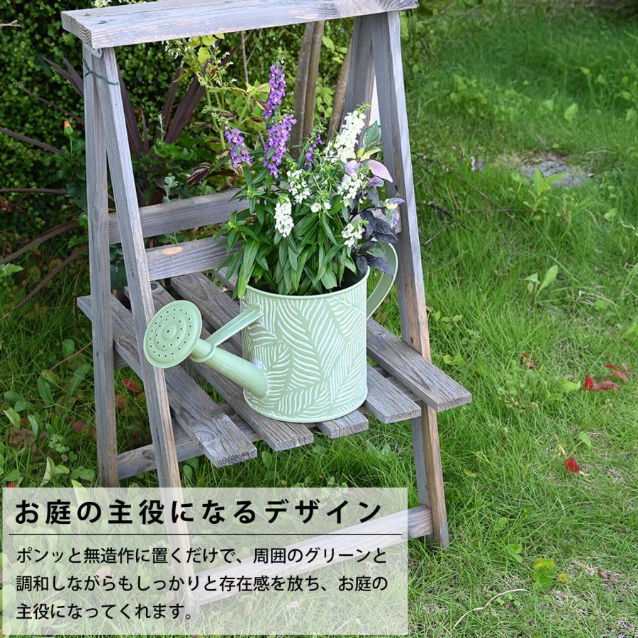 多肉植物 じょうろ型プランター 英国 Smart Garden じょうろ型プランター リーフ柄 サーモンピンク