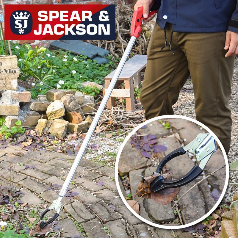 sj-litterpicker英国ブランド Spear＆Jackson リターピッカー 落ち葉・小枝集め マジックハンド