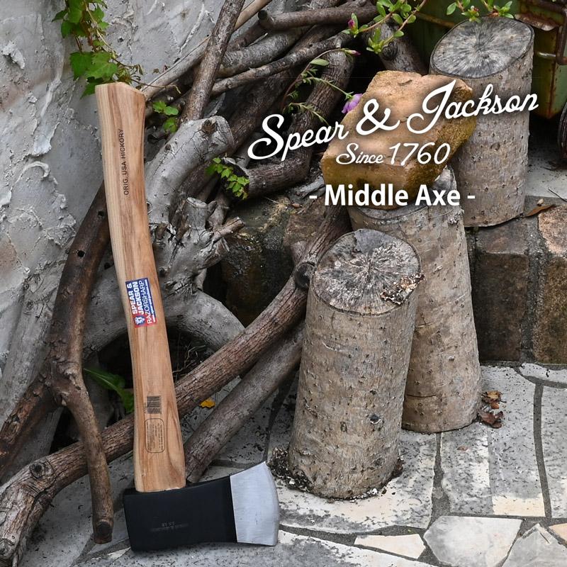 英国ブランド Spear＆Jackson 斧 中サイズ オノ アックス アウトドア