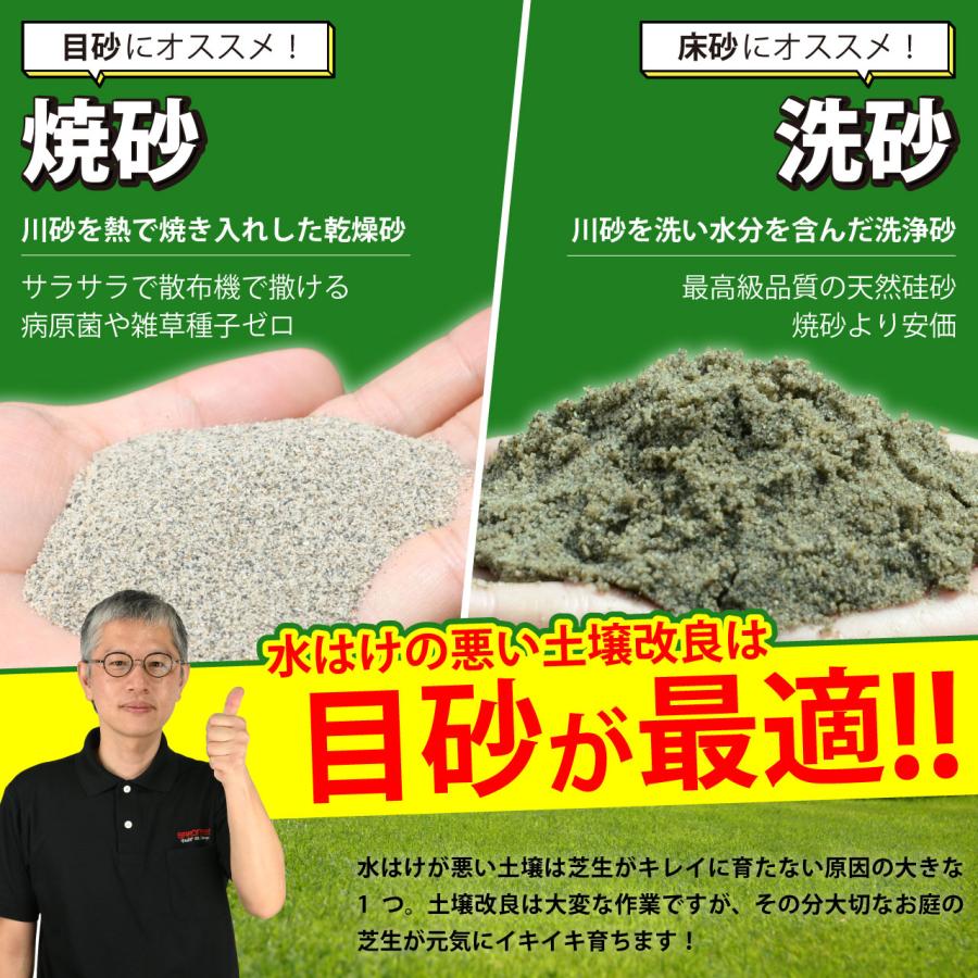芝生 目砂 乾燥 焼砂 バロネス 芝生の目砂・床砂 10kg入り×45袋セット_10