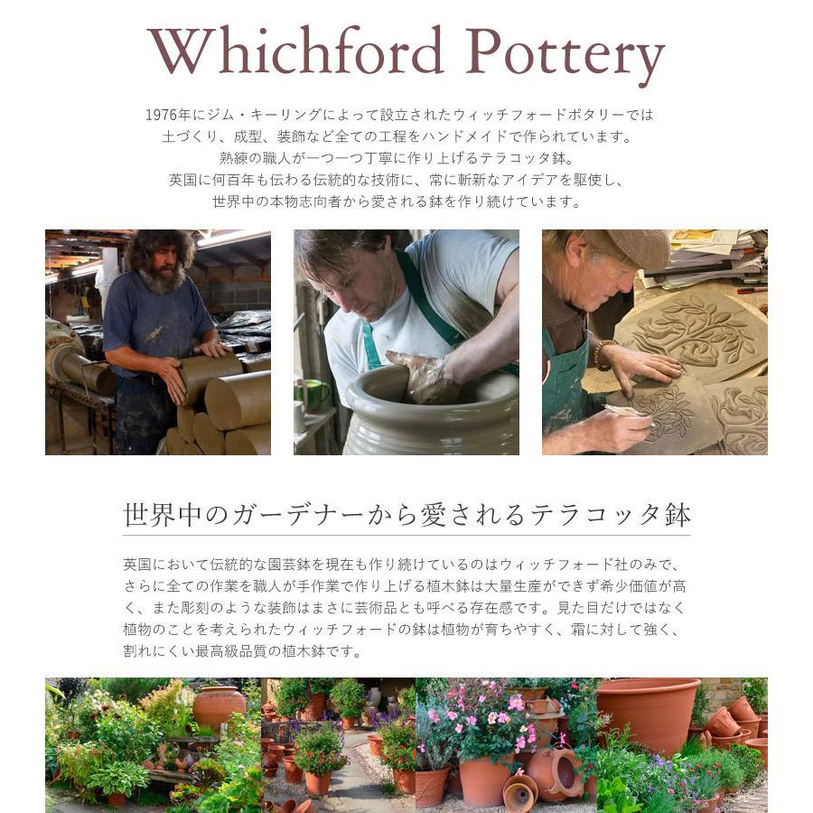 ウィッチフォード 植木鉢 シャローバスケット ハンドル付 直径16cm
