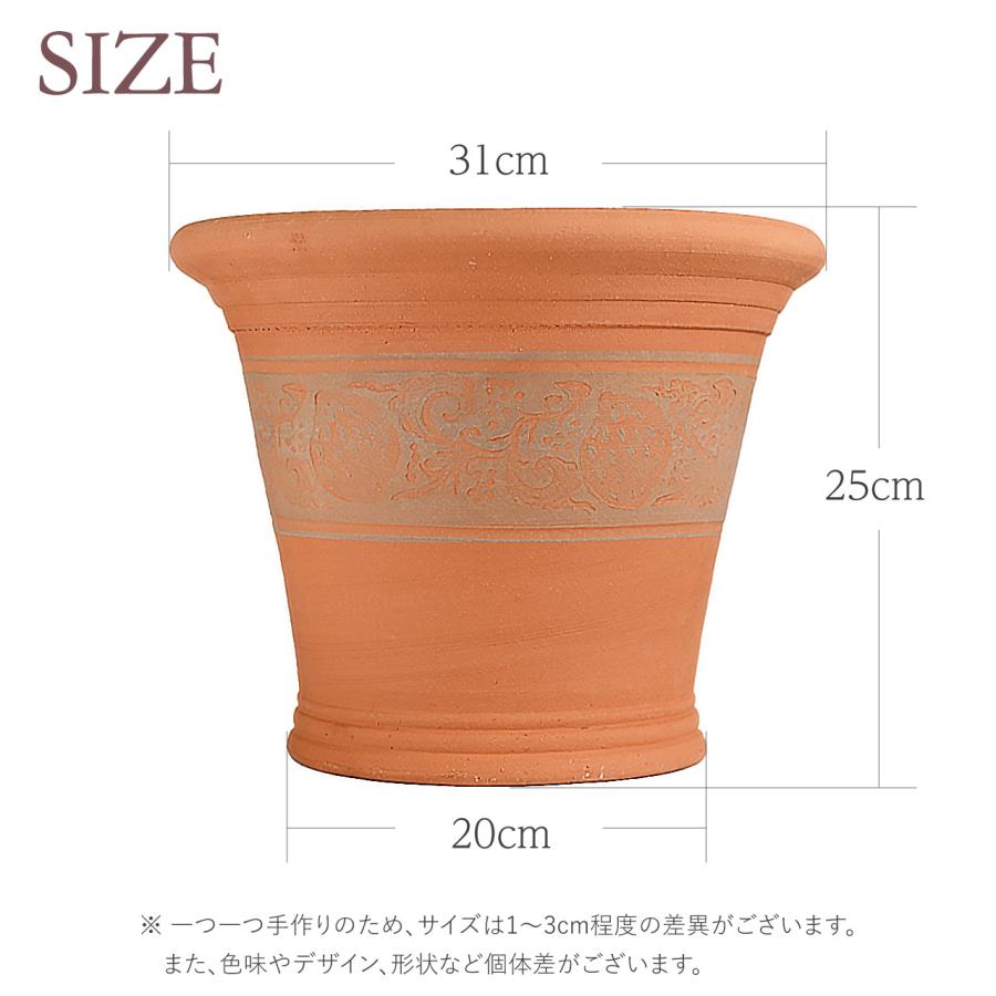 英国 ウィッチフォード シチリアンレモン 直径31cm 植木鉢 Whichford