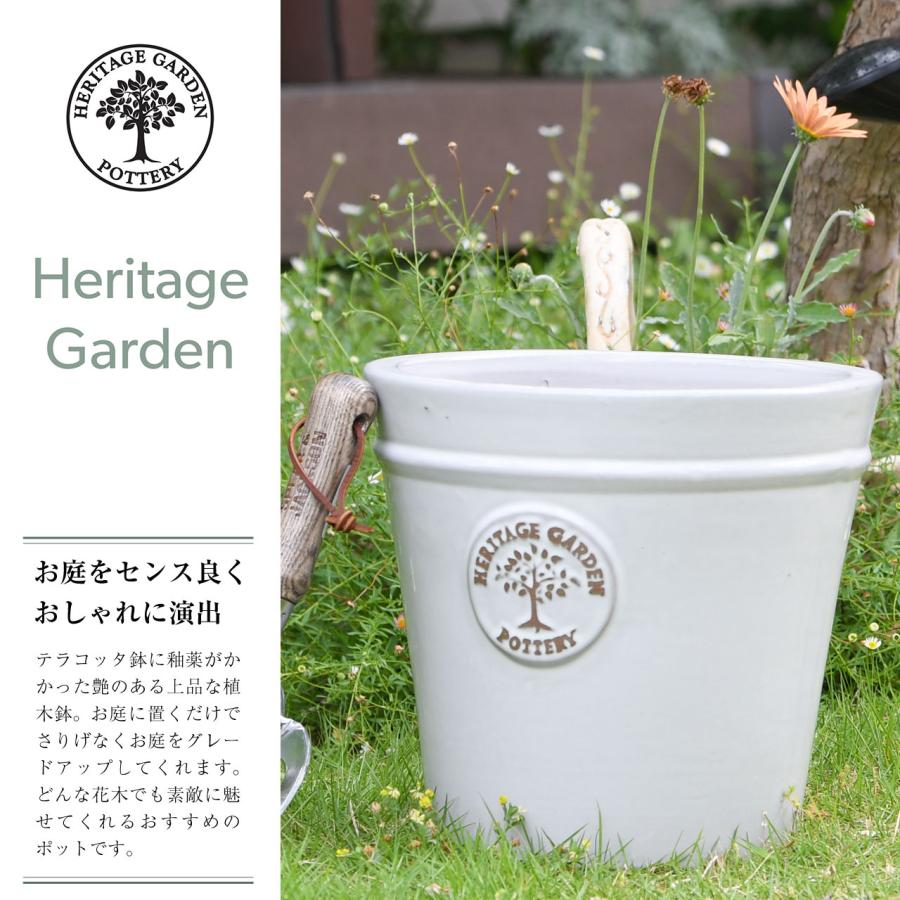 WOODLODGE お庭をおしゃれに演出する植木鉢 9号 27cm 選べる4色 陶器