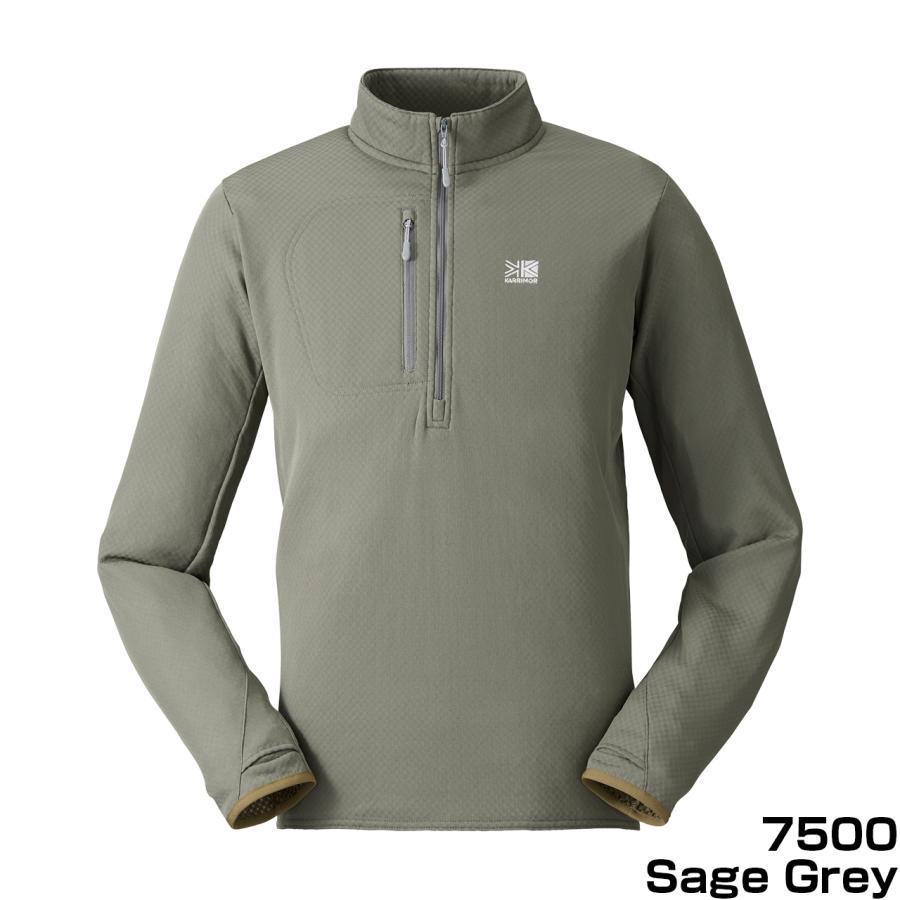 Karrimor カリマー octa thermal half-zip オクタ サーマル ハーフ ジップ 長袖  アウトドア トップス ハーフジップ 登山 101596-7500 Karrimor（カリマー） octa thermal half-zip オクタ サーマルハーフ