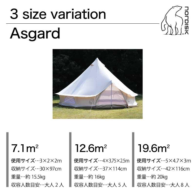 Nordisk Asgard 12.6 新品未使用　国内正規品 NORDISK ノルディスク Nordisk Asgard 12.6 PU Dark Olive SMU