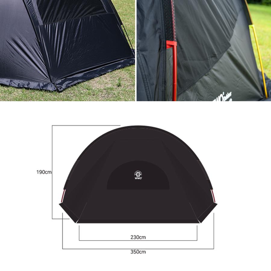 W!WO 正規販売 WIWO ウィーオ Black Shelter L ブラックシェルター L