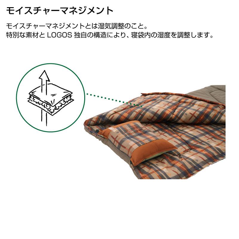 LOGOS（ロゴス） 抗菌防臭 丸洗いサウンドリーシュラフ・-2 枕ホルダー