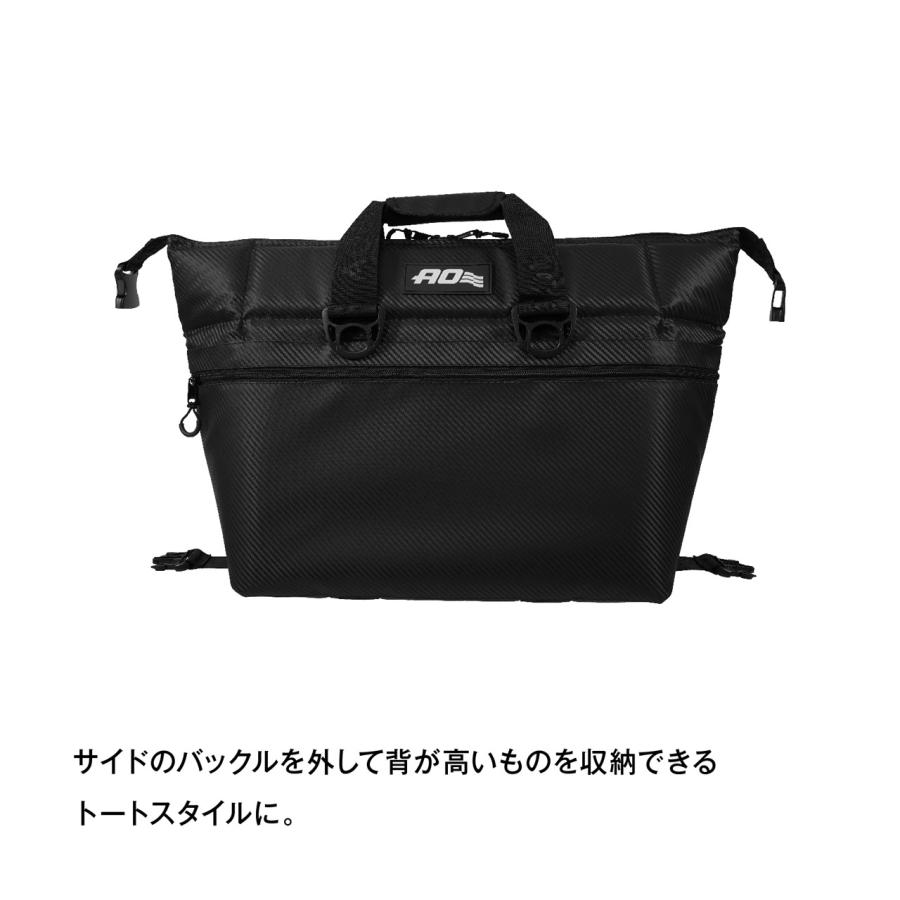 AO Coolers エーオークーラーズ 24パック カーボン ソフトクーラー 23L ブラック 保冷力の画像