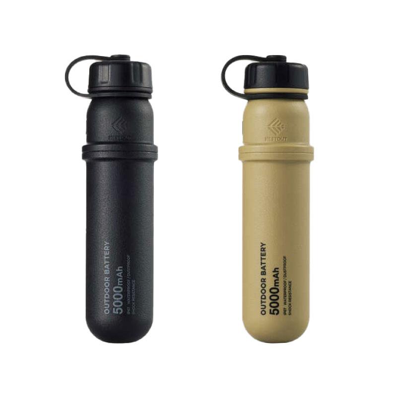 NESTOUT ネストアウト モバイルバッテリー5000mAH ブラック サンド