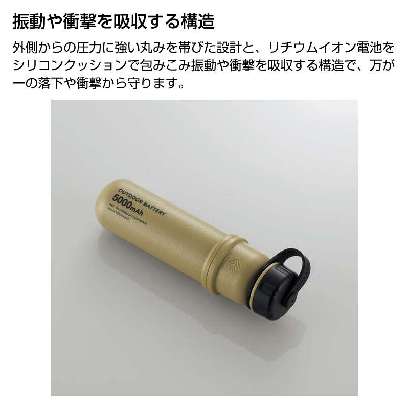 NESTOUT ネストアウト モバイルバッテリー5000mAH ブラック サンド