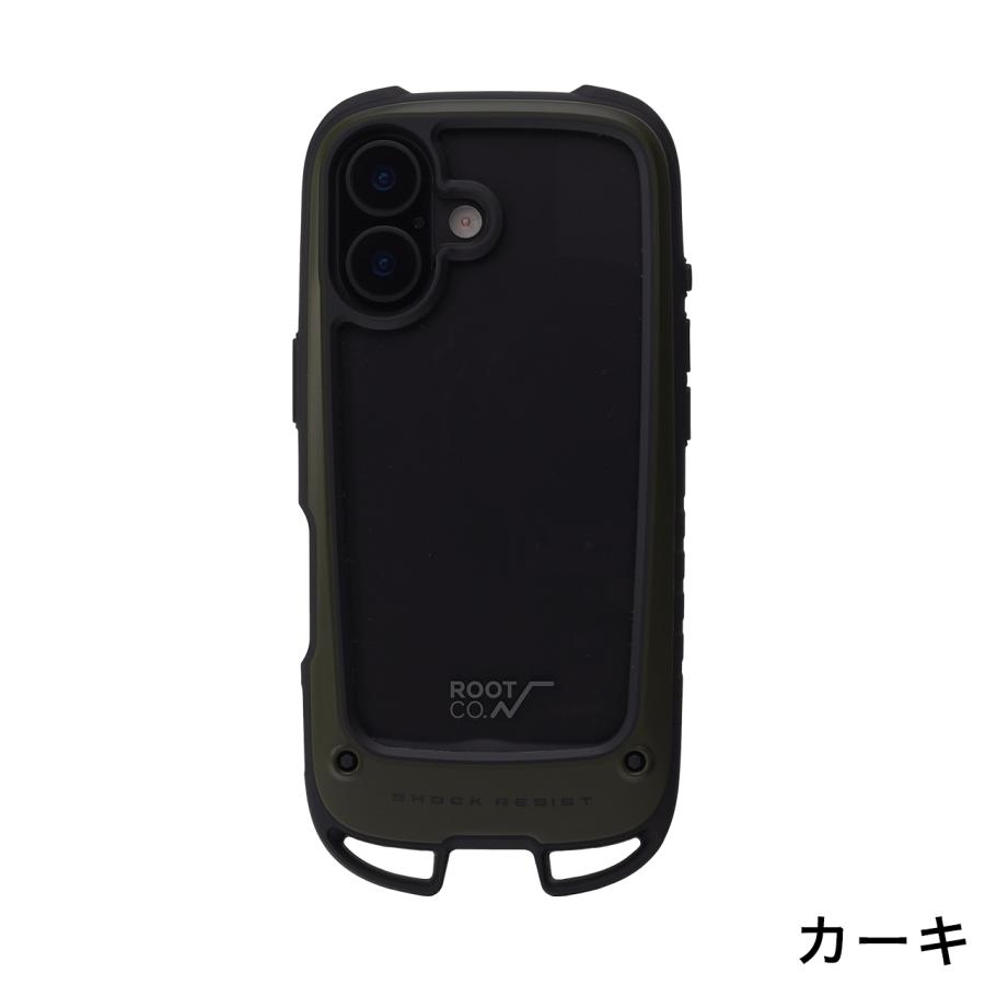 ROOT CO. ルートコー iPhone14Pro用ケース カーキ シート付き ROOT CO