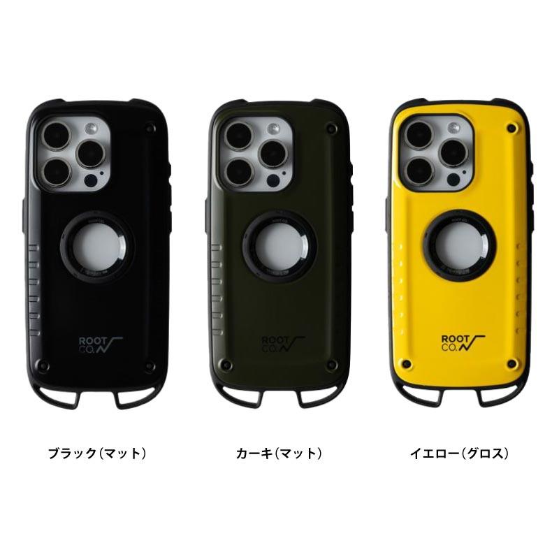 root co ルートコー iPhone15pro ケース カーキ Shock Resist Tough & Basic Case. for iPhone15ProMax | ROOT CO