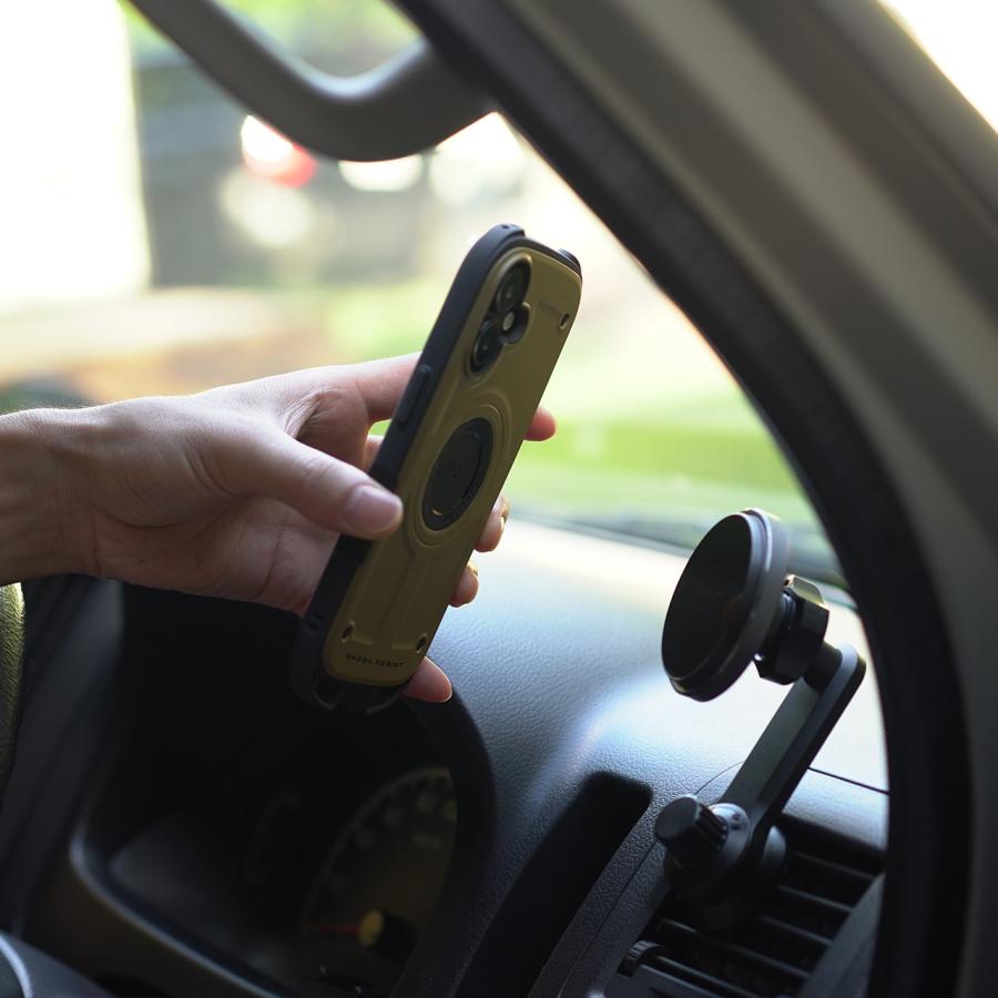 ROOT CO. ルートコー iPhone16専用 GRAVITY Shock Resist Case Rugged. iPhoneケース ブラック ホワイト カーキ コヨーテ | ROOT CO. | 14