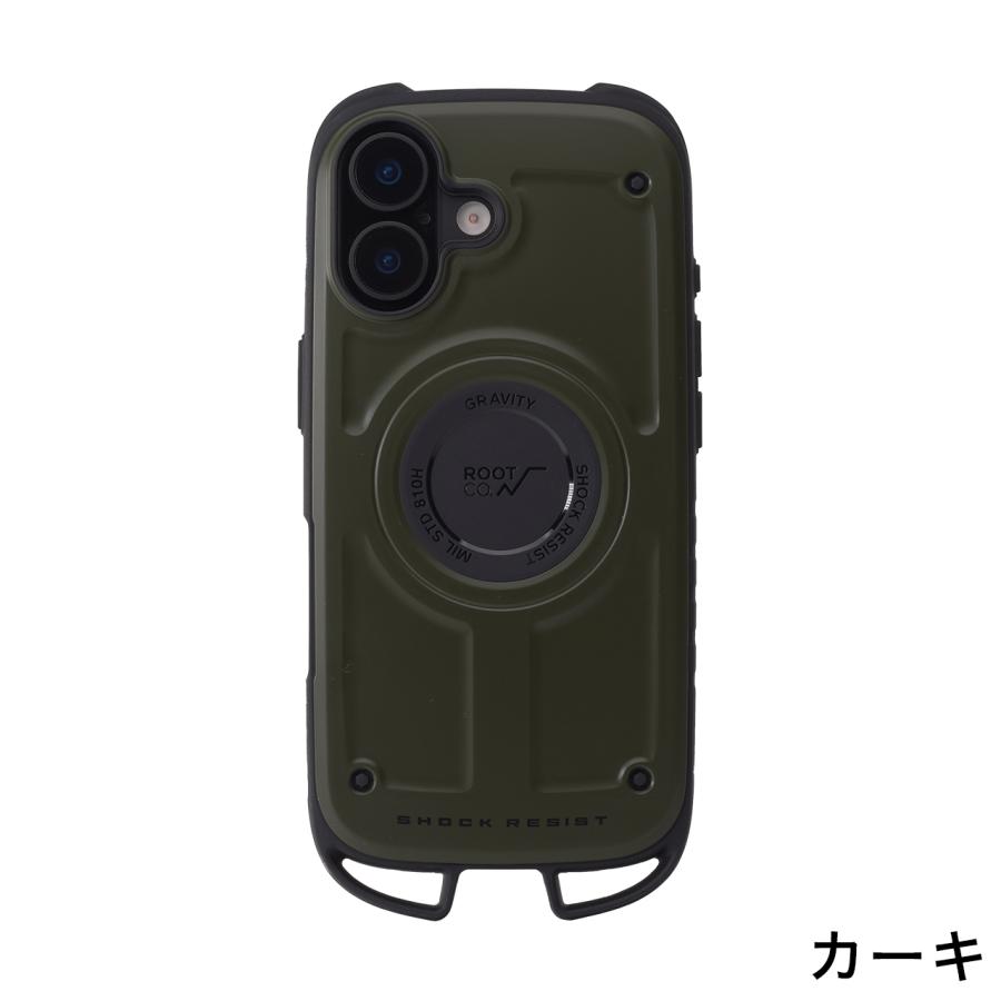 【新品】BRIEFING × ROOT CO スマホケース　カーキ色 ROOT CO. ルートコー GRAVITY Shock Resist Case Rugged. iPhone17