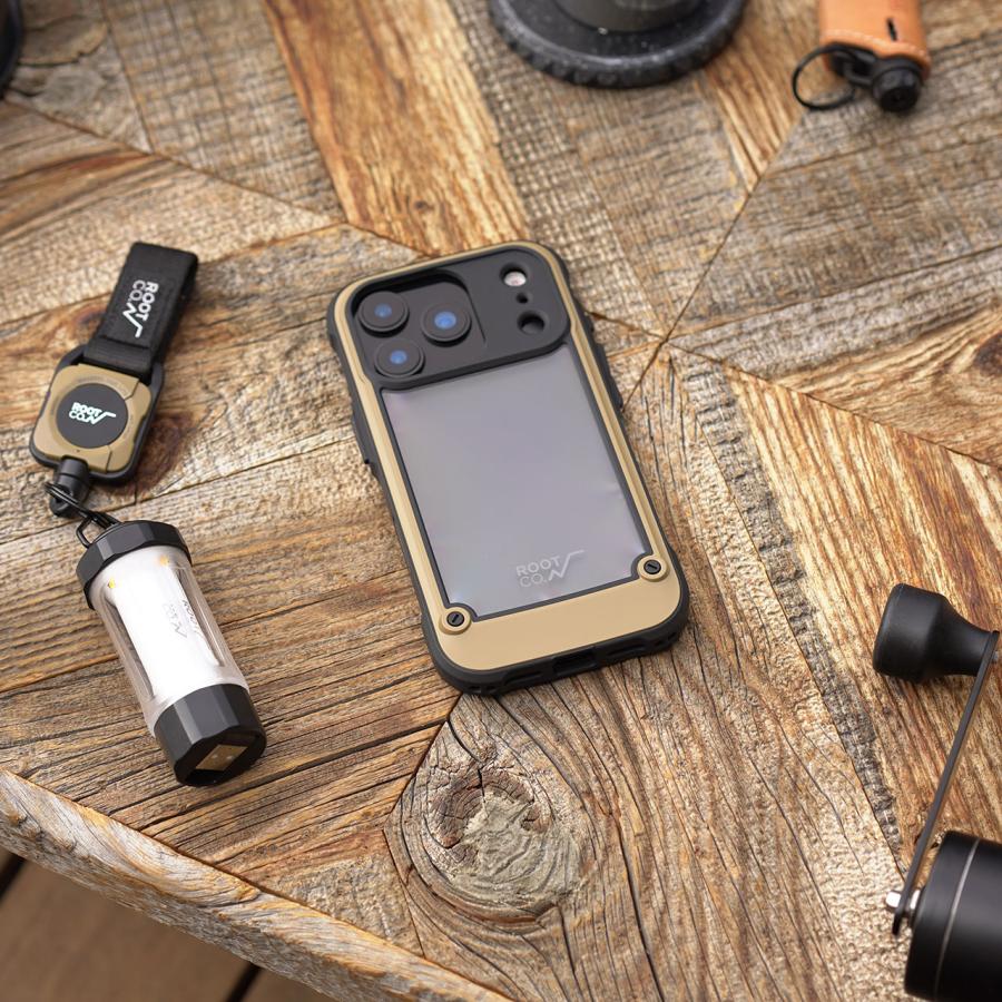 ROOT CO. ルートコー GRAVITY Shock Resist Tough & Basic Case. iPhone17/17Pro専用 iPhoneケース ブラック ホワイト カーキ コヨーテ | ROOT CO. | 12