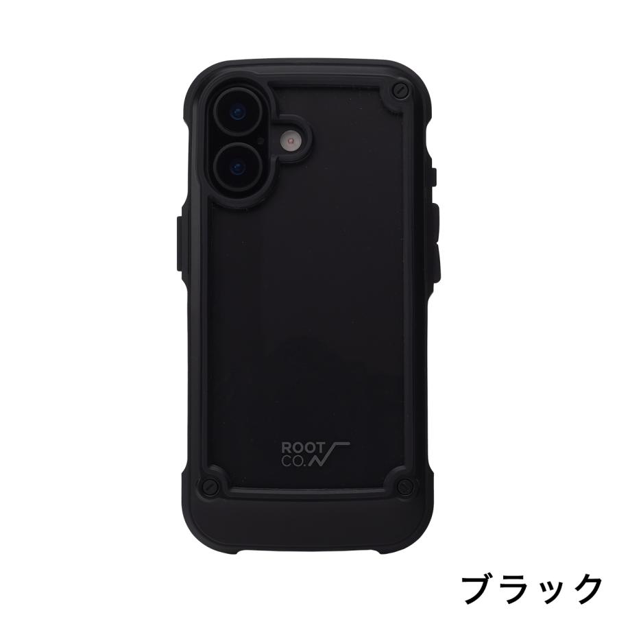 ROOT CO. ルートコー GRAVITY Shock Resist Tough & Basic Case. iPhone17/17Pro専用 iPhoneケース ブラック ホワイト カーキ コヨーテ | ROOT CO. | 01