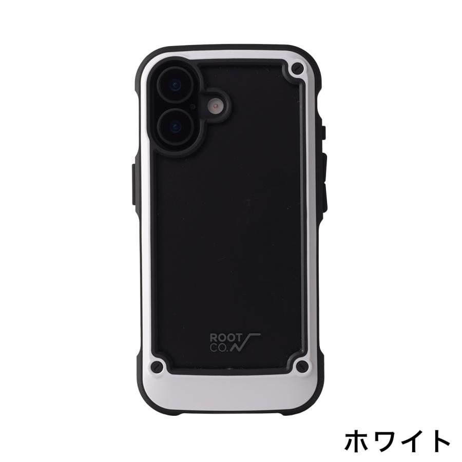 ROOT CO. ルートコー GRAVITY Shock Resist Tough & Basic Case. iPhone17/17Pro専用 iPhoneケース ブラック ホワイト カーキ コヨーテ | ROOT CO. | 02