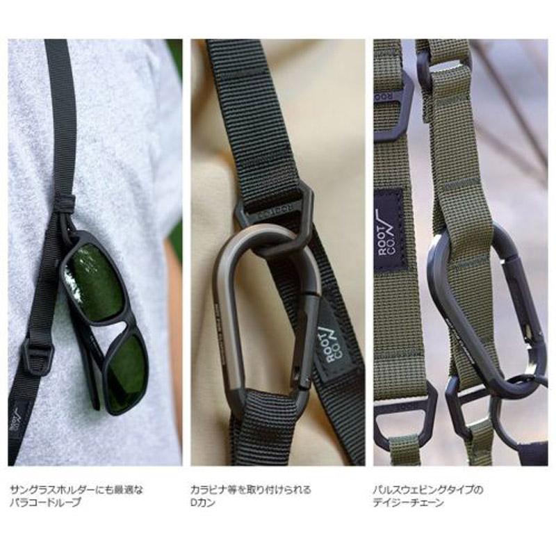 ROOT CO. ルートコー GRAVITY UTILITY WEBBING NECK/SHOULDER LOOP ネック＆ショルダーストラップ ブラック カーキ コヨーテ グレー｜baronessod｜14