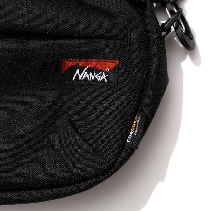 NANGA ナンガ 別注 コーデュラファブリックショルダーバッグ BLACK ブラック NAVY ネイビー | NANGA | 03
